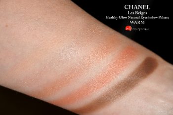 Chanel-les-beiges-palette-warm-swatches